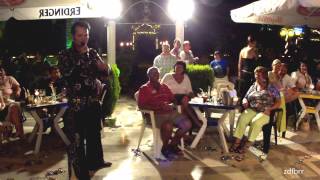 preview picture of video 'GOLDEN BEACH BAR Moraitika - Corfu, ELVIS PRESLEY Live show, 2013-07-05_2'