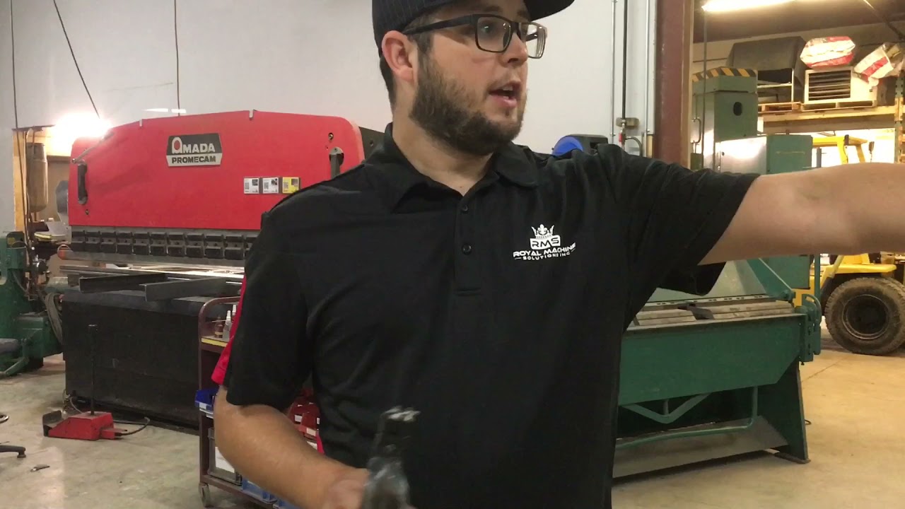 Hand deburring tool for shear and waterjet