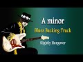 Slow blues backing track in A minor, Slightly Hungover