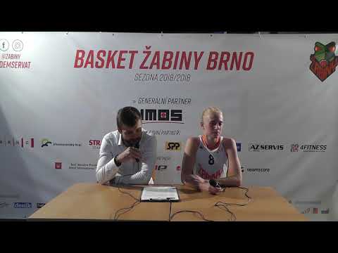 EWBL: Press conference BK Žabiny Brno - Horizont Minsk