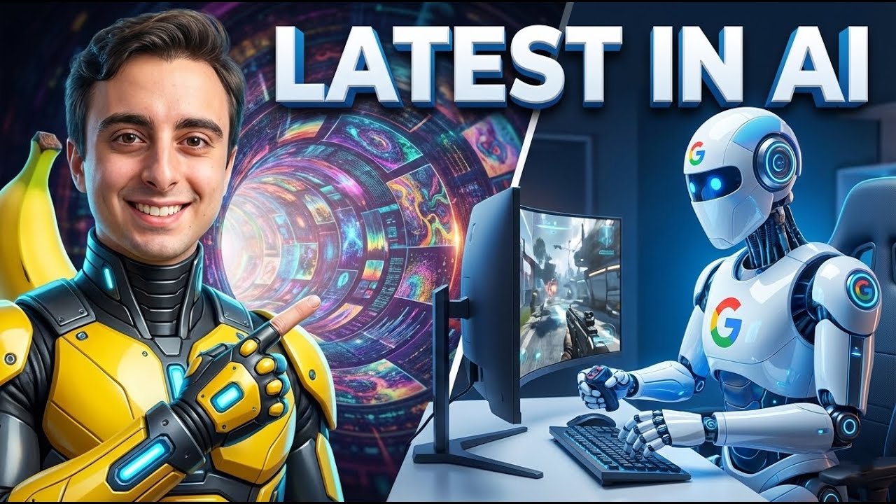 Google’s SIMA 2 AI Plays Games! + Nano Banana 2 Absurd Demos!