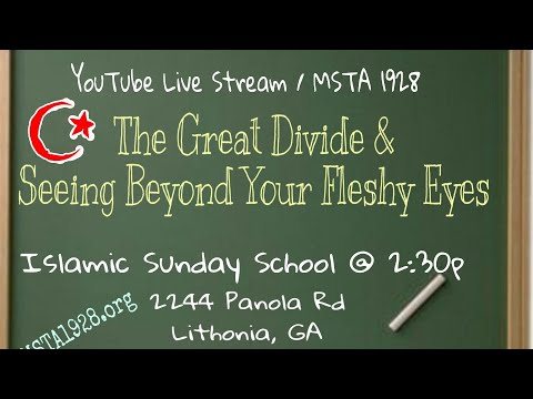 The GREAT Divide & Seeing Beyond Your Fleshy Eyes