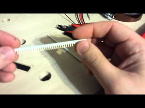 2 Line 40 Pins Female Header video