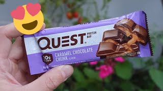 Quest Bar Caramel Chocolate Chunk Review | FoodLoaf