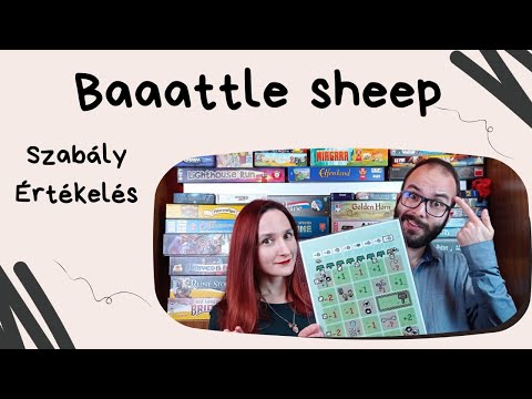 Kaotikus gyerekjáték: Baaattle sheep társasjáték játékbemutató és szabályismertető - Társasozz Okosan!