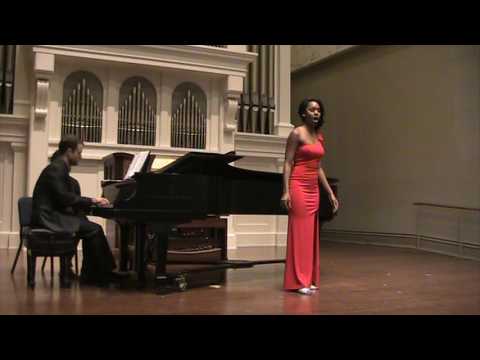 Simone Brown, Peabody Graduate Recital - First Segment