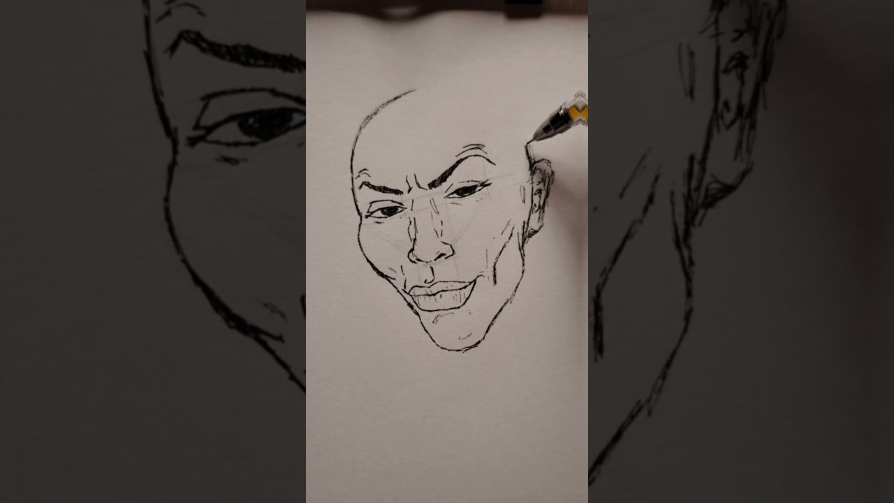 How to draw Sigma face #drawing #sigma #memes #shorts