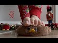 Crushing Festive Plushy With Big Girl Feet