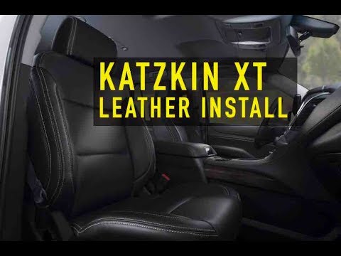Katzkin Leather Seat Upgrade Install Custom Seat Cover Review Pet Kid friendly
