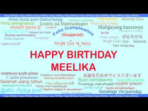 Meelika   Languages Idiomas - Happy Birthday