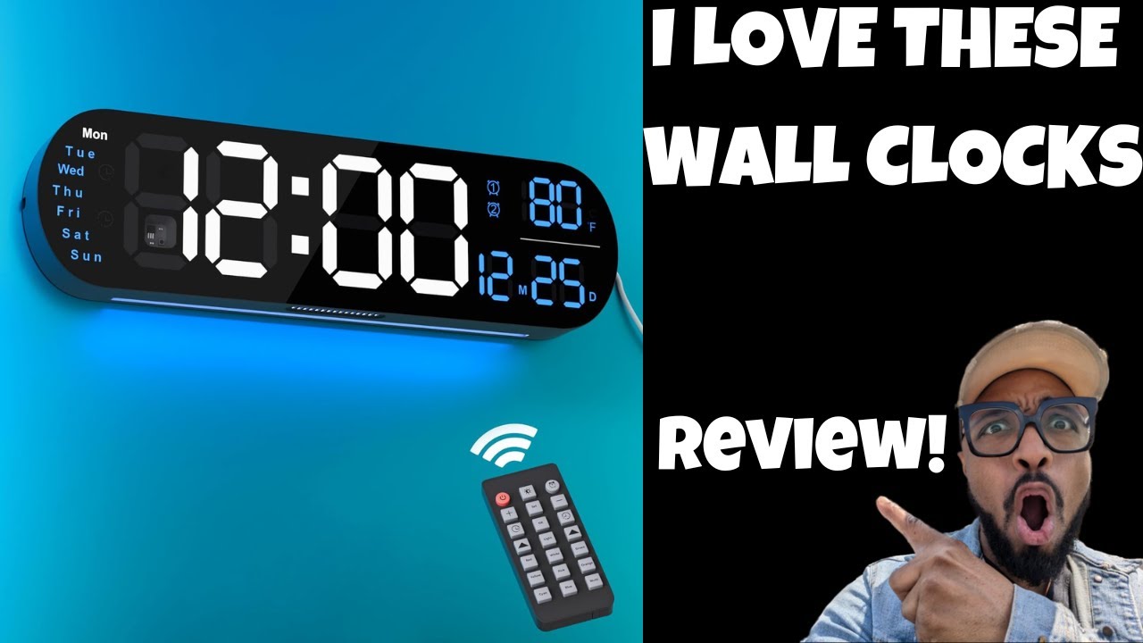 ANALOI Digital Wall Clock Large Display REVIEW!