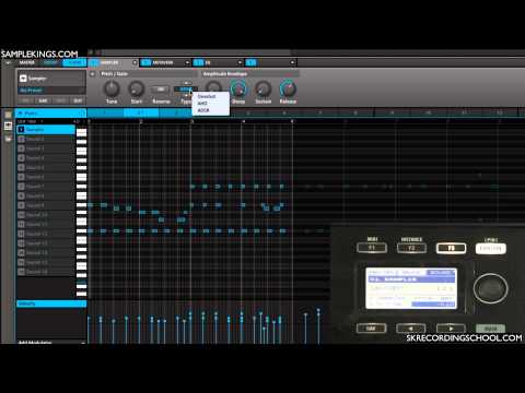 Maschine Mikro DVDs Lessons:The Sampler Pitch Gate & Amplitude Envelope
