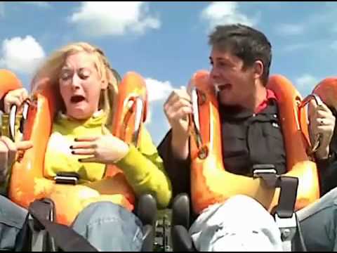 Rollercoaster Seat Belt Fail – Bad Boyfriend Laughs!