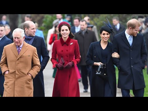 Family tree of the British royal family in video graphic