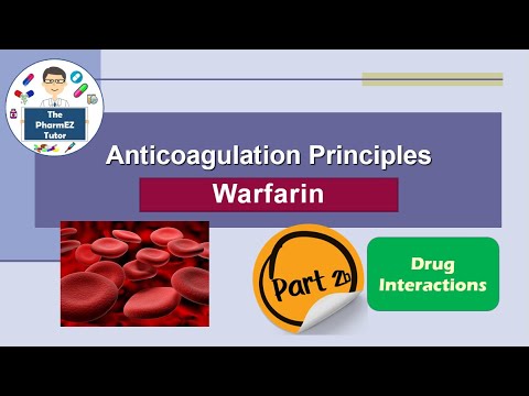Anticoagulation Principles: Warfarin - Part 2b: Drug Interactions. For Pharmacists and students.