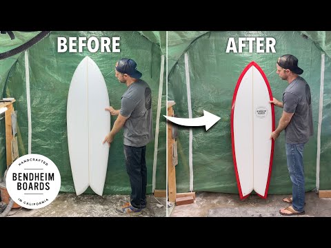 Surfboard Glassing [Retro Fish]