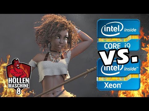 RENDER-DUELL: Höllenmaschine 8 vs. XEON-Workstation in Cinema4D