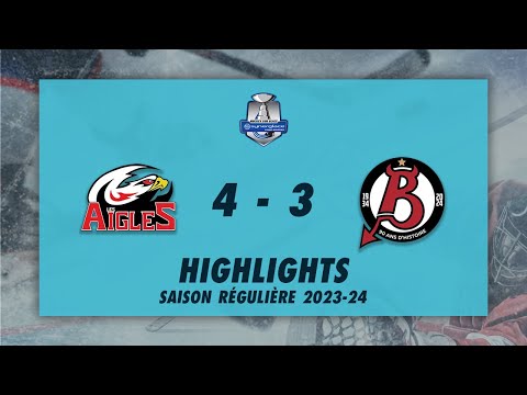 Aigles de Nice 4-3 Diables Rouges de Briançon - Highlights - Synerglace Ligue Magnus 2023/24