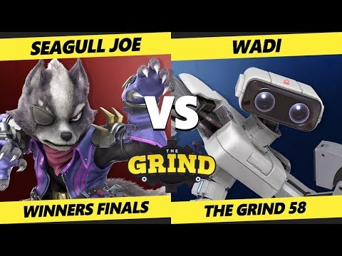 Smash Ultimate Tournament - Seagull Joe (Wolf) Vs. WaDi (Rob) The Grind 58 Winners Finals