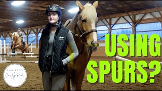 INTRODUCING A CONTROVERSIAL HORSE RIDING AID | VLOG