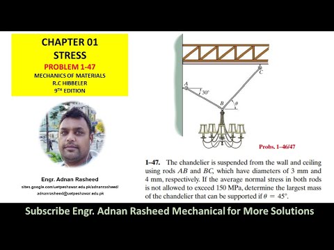 1-47 | Internal Resultant | Loading Chapter 1 Mechanics of Materials by R.C Hibbeler|