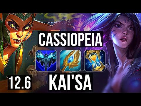 CASSIO & Alistar vs KAI'SA & Nautilus (ADC) | 74% winrate, 7/1/11, Godlike | KR Diamond | 12.6