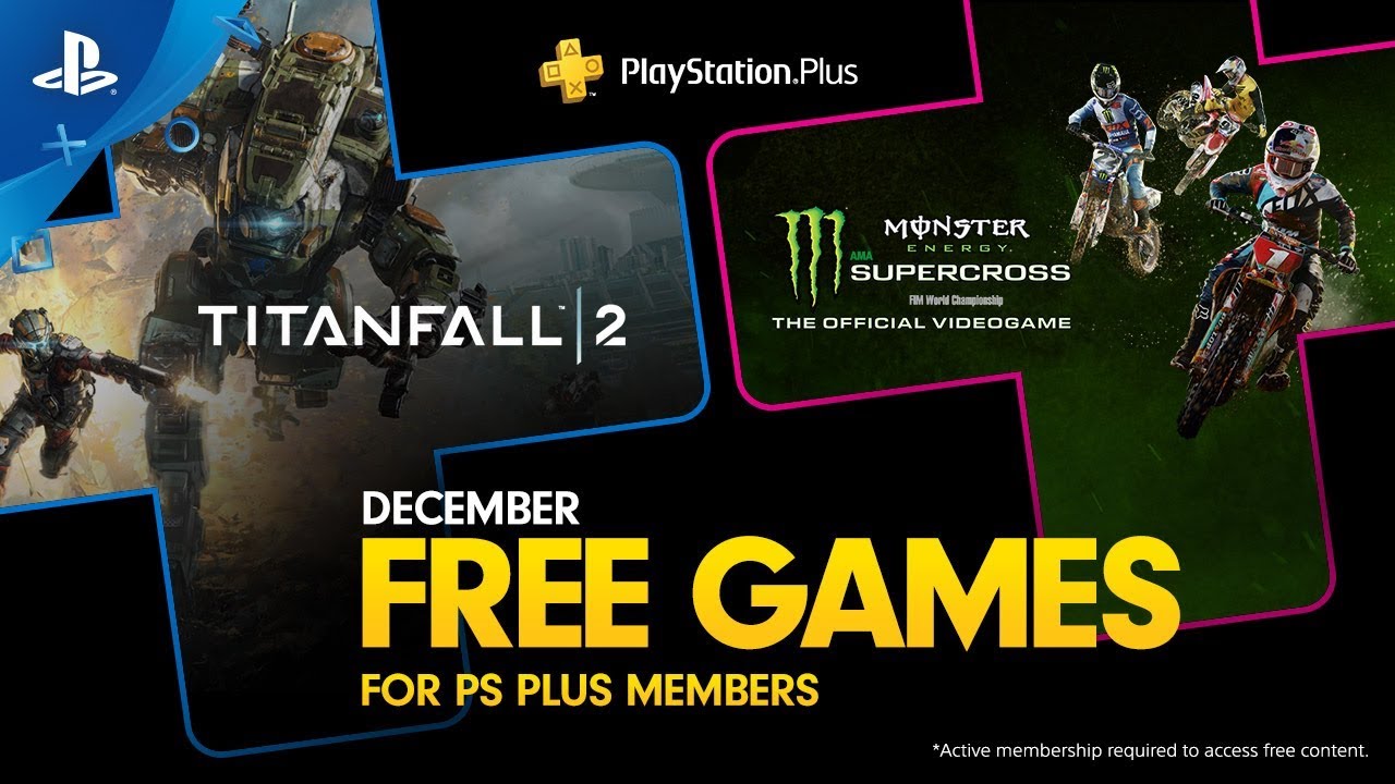 December’s Free PS Plus Games: Titanfall 2 and Monster Energy Supercross — The Official Videogame