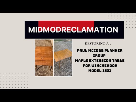 Restoring A Midcentury Paul McCobb Planner Group Table