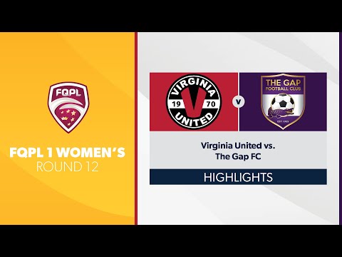 FQPL 1 Women's R12 - Virginia United vs. The Gap FC Highlights