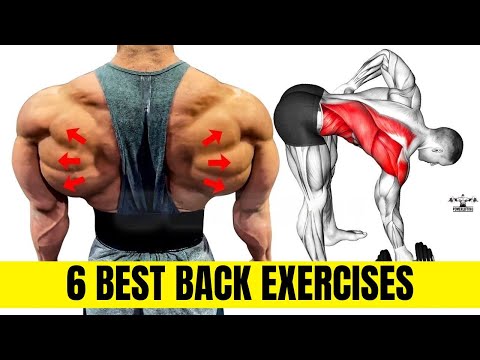 6 Effective Back Exercises to Build Bigger Back Fast | 6 Best Back Workout | V-Shape Back Workout