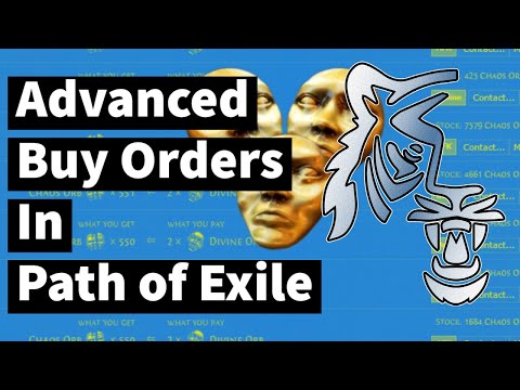 Buy Orders and Trading like a Pro in POE