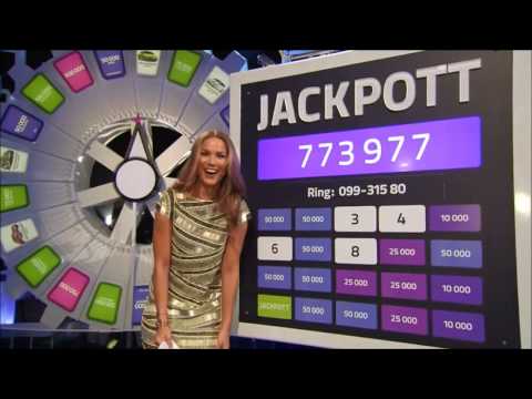 Gunilla vinner jackpotten - BingoLotto 2/2 2014