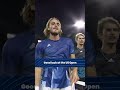 Zverev & Tsitsipas Moment of Respect After EPIC Match #Shorts
