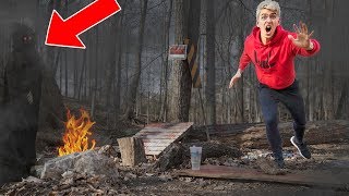 EXPLORING ABANDONED FOREST!! (HAUNTED)