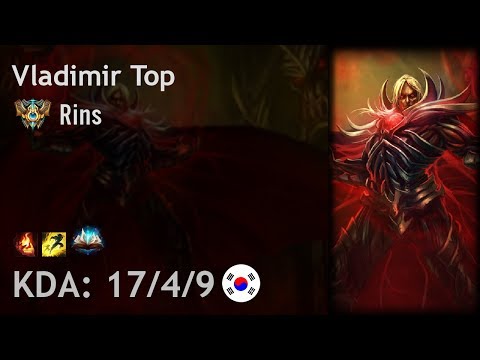 Vladimir Top vs Illaoi - Rins - KR Challenger Patch 7.24