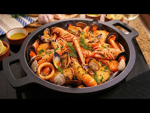 Zarzuela de Pescado y Marisco - Receta Tradicional Paso a Paso