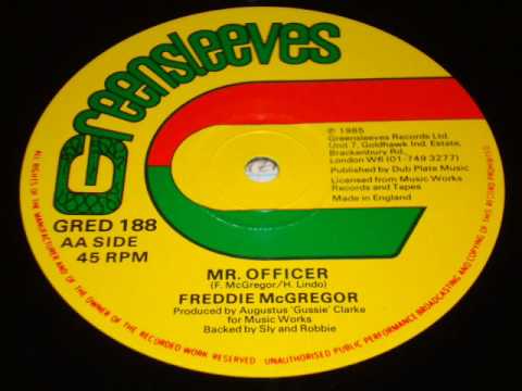 Freddie McGregor - Mr Officer - 1985 Greensleeves 12
