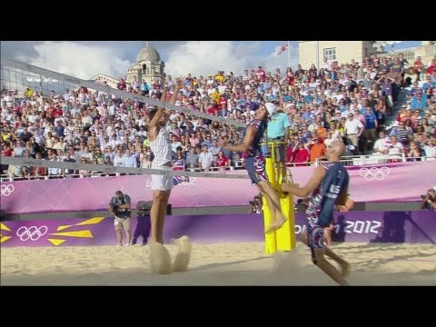 Men's Beach Volleyball Round of 16 - ITA v USA | London 2012 Olympics