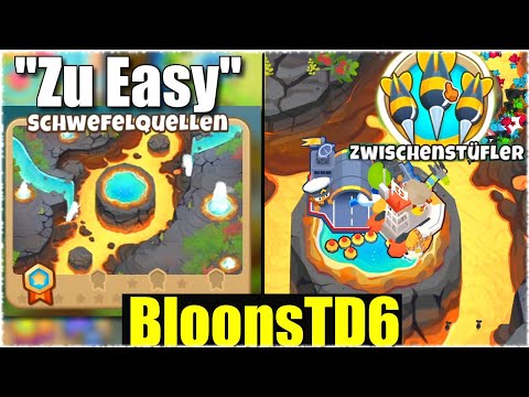 IST DIE NEUE MAP ZU LEICHT IM SCHIMPANSENMODUS? - Bloons TD6 [Deutsch/German]