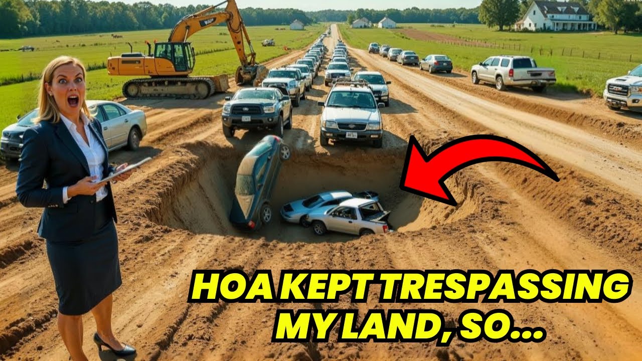 HOA Kept Using My Farmland as a Shortcut – So I Dug a Trench and Stranded Them!