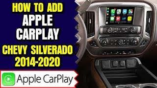 Chevy Silverado Apple CarPlay - How To Add Apple CarPlay Chevrolet Silverado 2014-2020 NavTool DVD