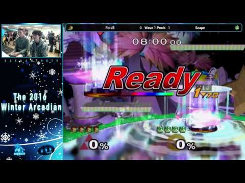 Winter 2016 Melee Arcadian Pools - Ford$ (Ganondorf) vs Scape (Jigglypuff)