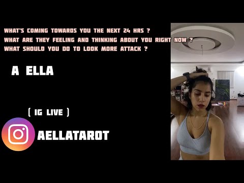 The next 24 hrs!/Their feelings!/What should you do to look more attractive ?- (IG Live) Pick A Card