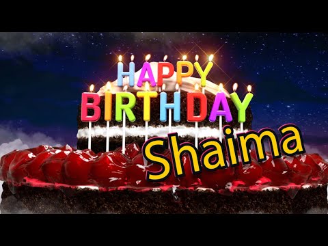 Happy Birthday Shaima! #Happybirthday