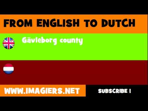 NEDERLANDS = ENGELS = Gävleborg