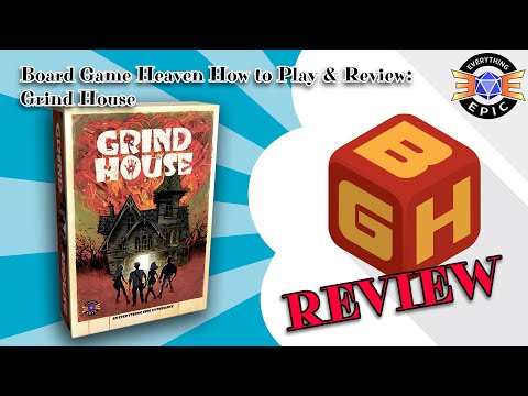 Board Game Heaven How To Play & Review 260: Grind House (Everything Epic Games)