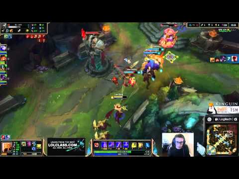 Bjergsen duo Hai - Azir vs LeBlanc Mid - League of Legends Gameplay
