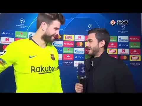 Periodista brasileño entrevista a Piqué en Catalán