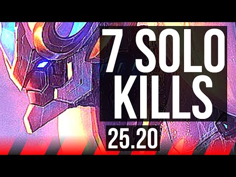 WUKONG vs GNAR (TOP) | 7 solo kills | EUNE Master | 25.20
