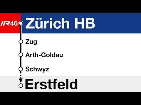 SOB Ansagen » IR46 Zürich HB — Erstfeld (mit Umsteigeinfo in Erstfeld!) | SLBahnen